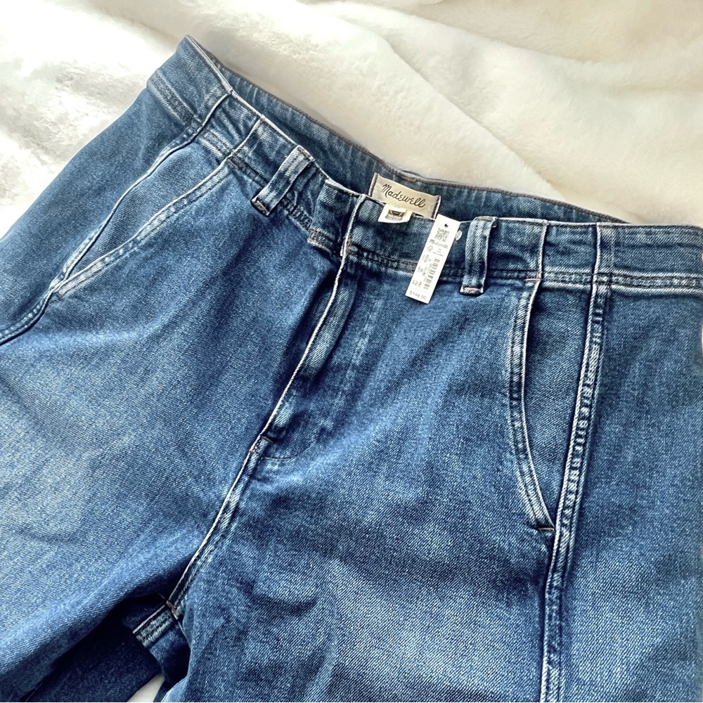 Madewell Dark Blue Flare Jeans - Picture 3 of 3